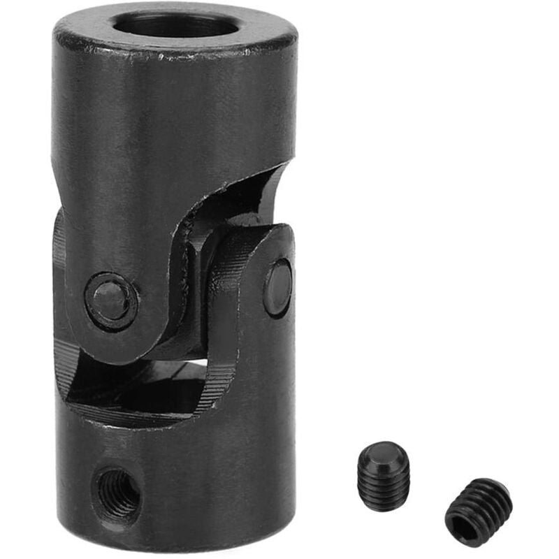 Ej.life - Kardangelenk, Universal Joint Wellenkupplung Motoranschluss diy Lenkung Universalgelenk mit 2 Schrauben, 12 24 51mm,aus hochwertigem