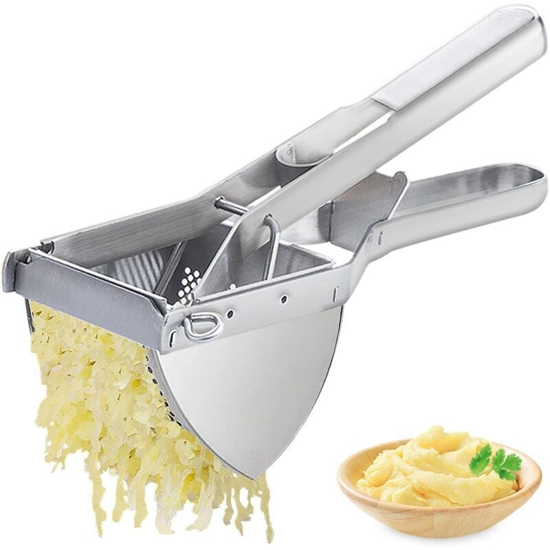 Kartoffelpresse, große 22-oz-Kartoffelpresse, robuste Kartoffelpresse aus Edelstahl für geschmeidiges und lockeres Kartoffelpüree