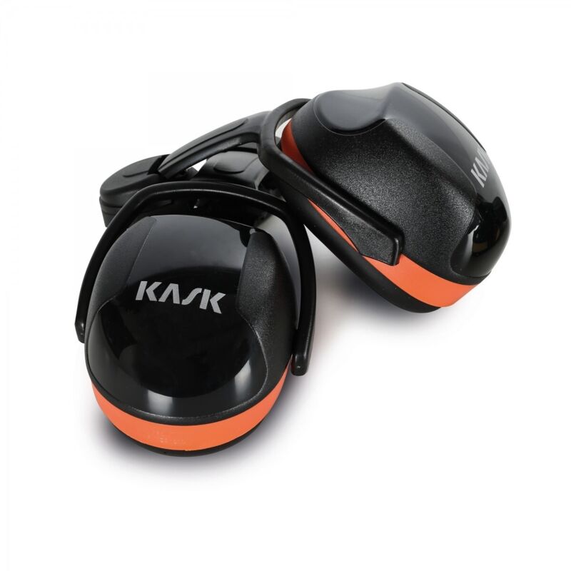 Kask - WHP00006 Gehörschutz für Helme mit Geräuschunterdrückung, 31 dB, en 12492, Orange
