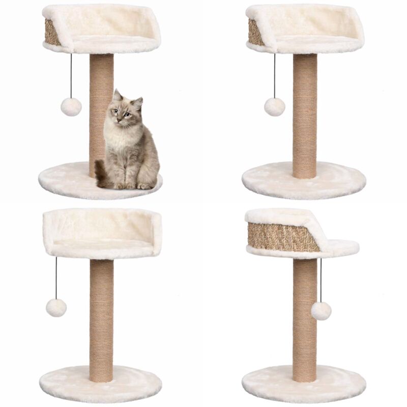 Vidaxl - Katzenbaum mit Kratzsäule 49 cm Seegras - Katzenbaum - Kratzbaum - Seegras - Katzenmöbel - Indoorspielzeug - Home & Living