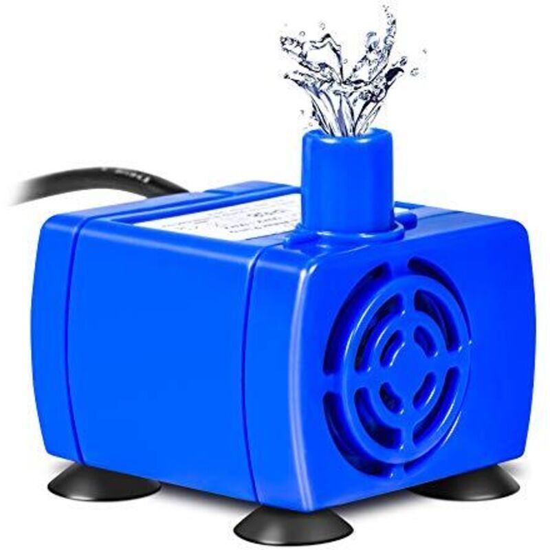 Katzenbrunnenpumpe, geräuschlose Tauchpumpe für Katzen, Ersatzpumpe für Trinkbrunnen für Katzen, Hunde und andere Haustiere, geringer Wasserverbrauch