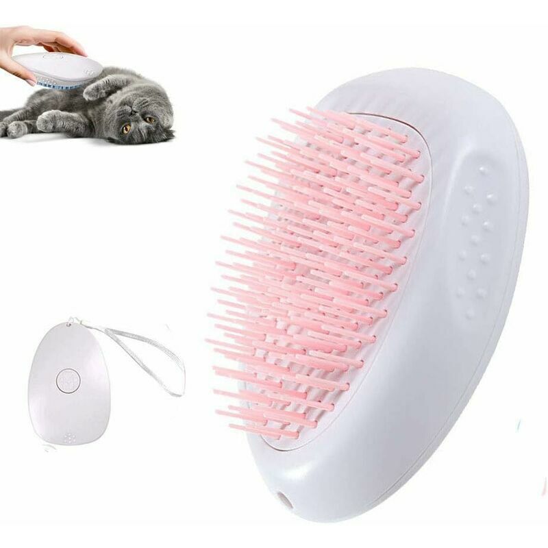 Katzenbürste, Fellpflegebürste für Katzen, Glättungsbürste gegen Haarausfall, waschbare, weiche Silikon-Massage-/Badebürste