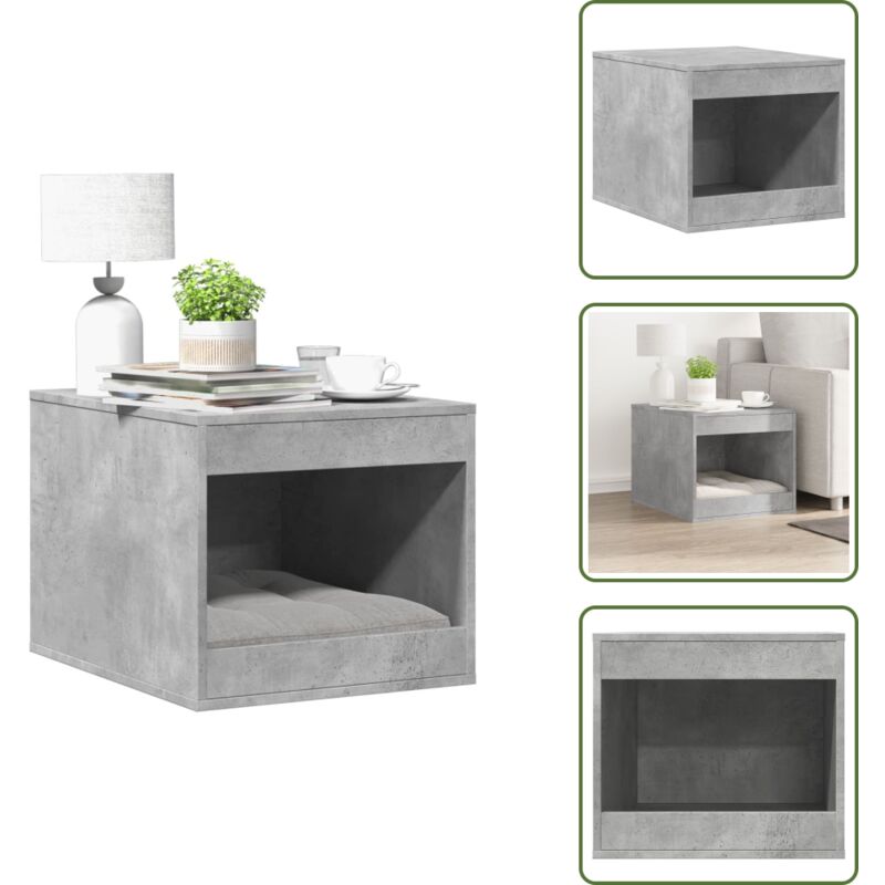 Vidaxl - Katzenklo Betongrau 47x59x42 cm Holzwerkstoff - Katzenklo - Katzentoilette - Katzenklo Möbel - Katzentoilette Möbel