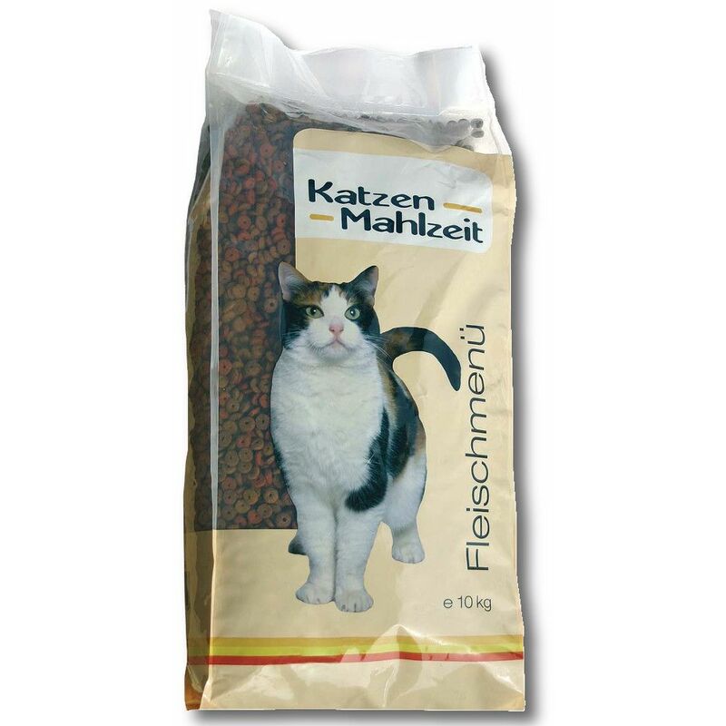 Deuka - Katzenmahlzeit Fleischmenü 10 kg Katzenfutter Trockenfutter Vollwertig Lecker