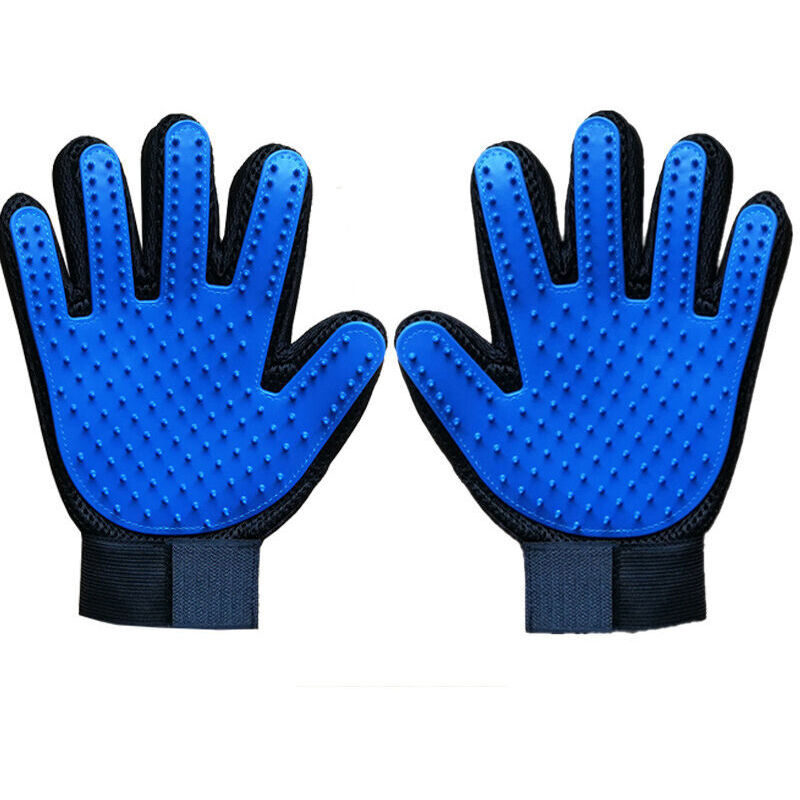 Katzenpflegehandschuh, 4-in-1 Silikon-Pflegehandschuh für Hunde und Katzen, Bürstenhandschuh für Katzen und Hunde, Haustierpflegehandschuh, Bürste