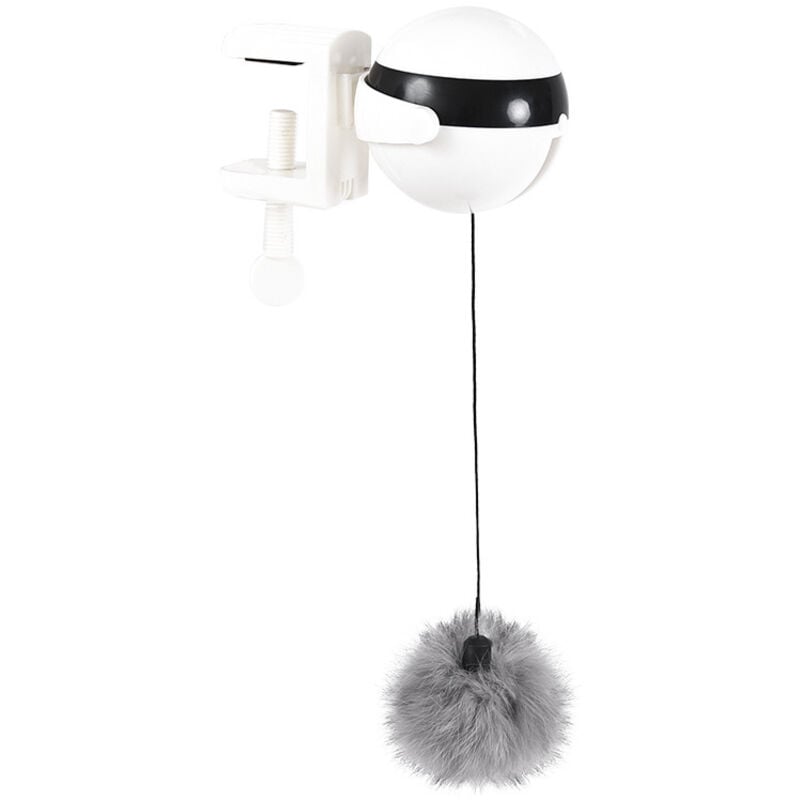 Katzenspielzeug, Automatisches Katzenspielzeug, Interaktives Jo-Jo-Katzenspielzeug mit automatischem Hebeball, Elektrisches schwimmendes rotierendes