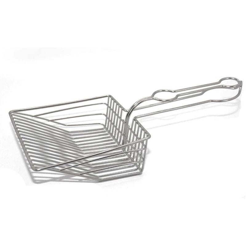 Katzenstreuschaufel aus Metall, feines Loch, Edelstahl, kleines Loch, Tofu, Bentonit, Katzenstreu, Eisenschaufelwerkzeug