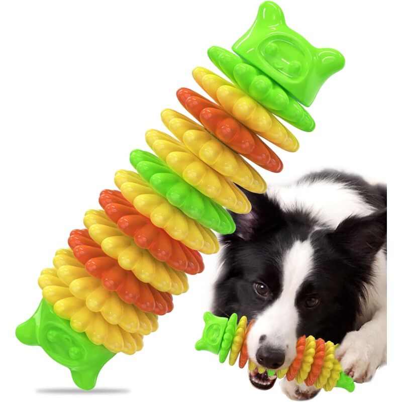 Kauspielzeug für aggressive Kauer, langlebiges Hundespielzeug für große, mittlere und kleine Rassen, unzerstörbares Beißspielzeug, Hundespielzeug für
