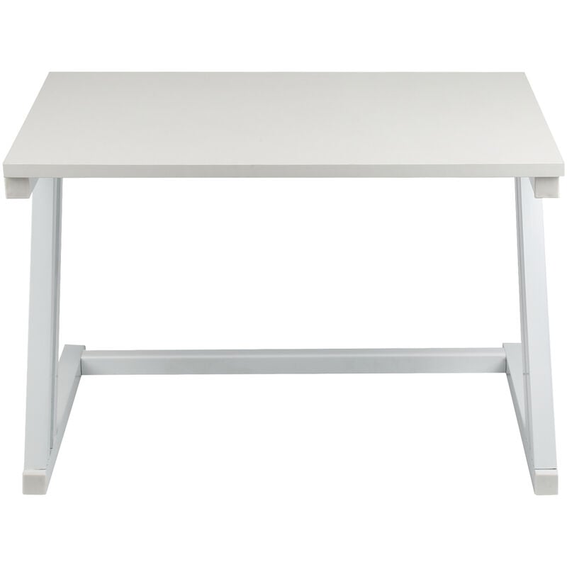 Küchenregal, Mikrowellenregal Standregal / 2-stöckiges Mikrowellenregal mit 4 Haken, 57 38 38 cm, für Mikrowelle Gewürze-weiß