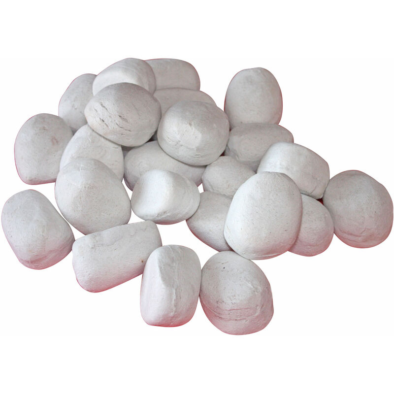 Purline - Dekorative Keramikfasersteine für Ethanol-Kamin, 24 Stück.