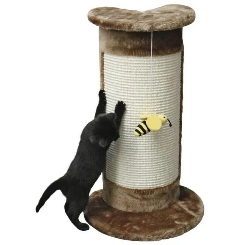 Kerbl Eck-Katzenbaum braun 58 cm robust Sisal