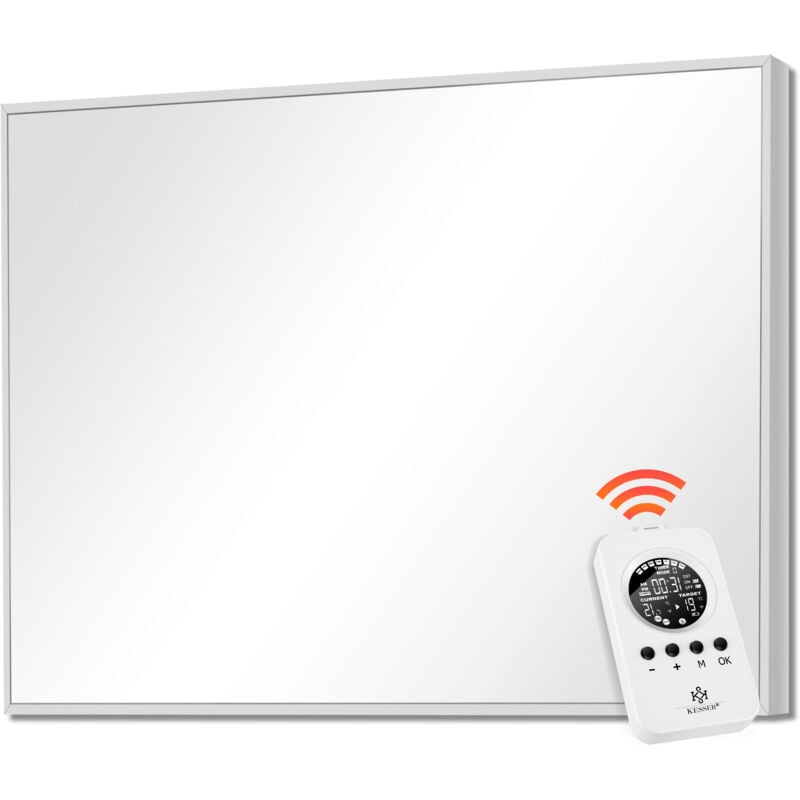 Kesser - Infrarotheizung Mit Thermostat Infrarotheizkörper Elektroheizung Infrarot Heizung Wandheizung - 28 unterschiedliche Routineprogramme