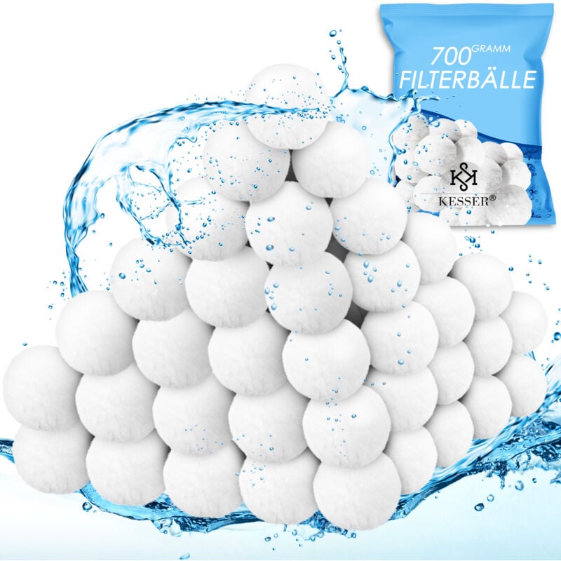 Kesser - Polysphere Filterbälle Filter Sandfilteranlage 700g ersetzen 25kg Filtersand Zubehör Ersatz Poolfilter Filteranlage 700g
