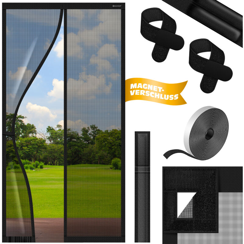 Kesser - Magnet Fliegengitter Tür Insektenschutz Magnetvorhang Türvorhang Schutzgitter mit kinderleichter Inkl. Klebemontage für Balkontür