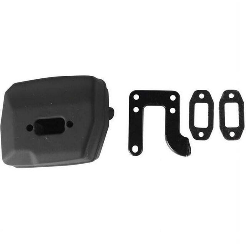 Tonchean - Kettensägen-Auspuffschalldämpfer mit Trägerplatte für Kettensägen 61, 66, 162, 266, 268, 272 503476901 503406402