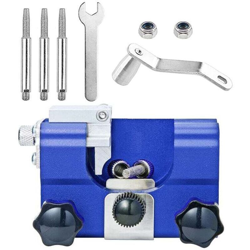 Kettensägen-Kettenschärfer, handbetriebener Kettensägen-Kettenschärfer, Kettenschärfwerkzeug für Kettensägen für Holzfäller und Gärtner