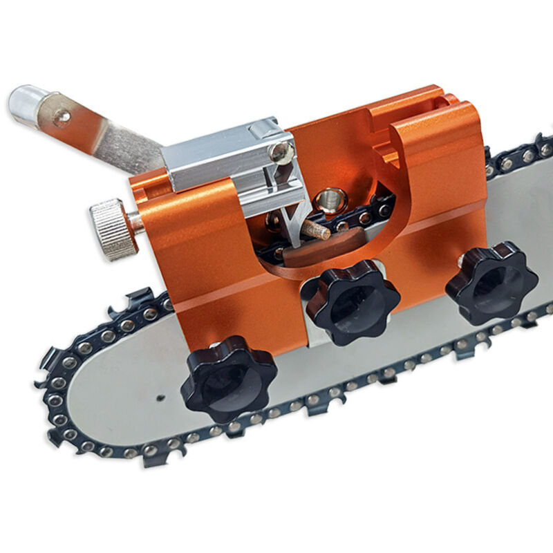 Kettensägen-Kettenschärfer, Handkurbel-Kettensägen-Kettenschärfer, tragbarer Kettensägen-Kettenschärfer, Kettenschärfset für alle Arten von