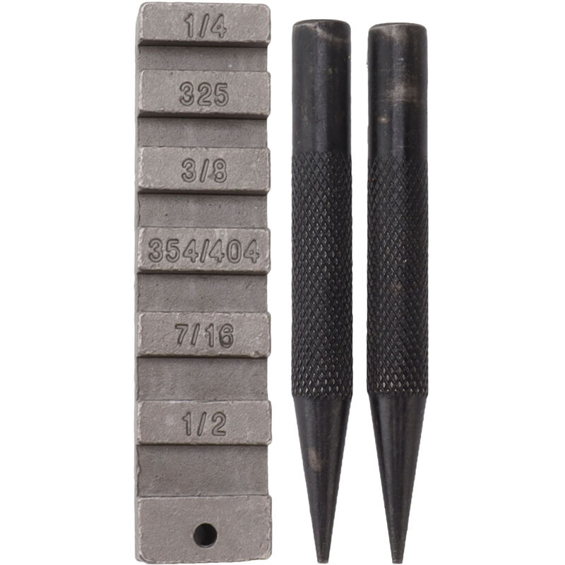 Kettensägen-Reparaturset aus Stahl für den Taschenkettennieter zur Kettensägenreparatur 1/4 Zoll 3/8 Zoll 325 Zoll 354 Zoll 404 Zoll.