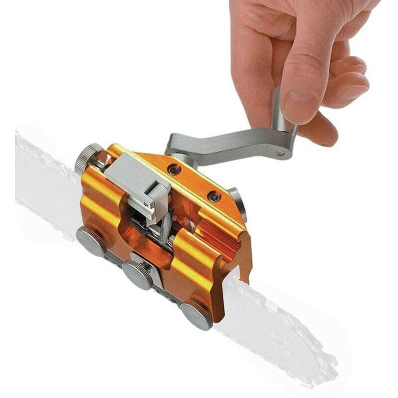 Kettensägen-Schärfgerät, Kettensägen-Schärfvorrichtung, Kettensägen-Schärfgerät für alle Arten von Kettensägen und Elektrosägen