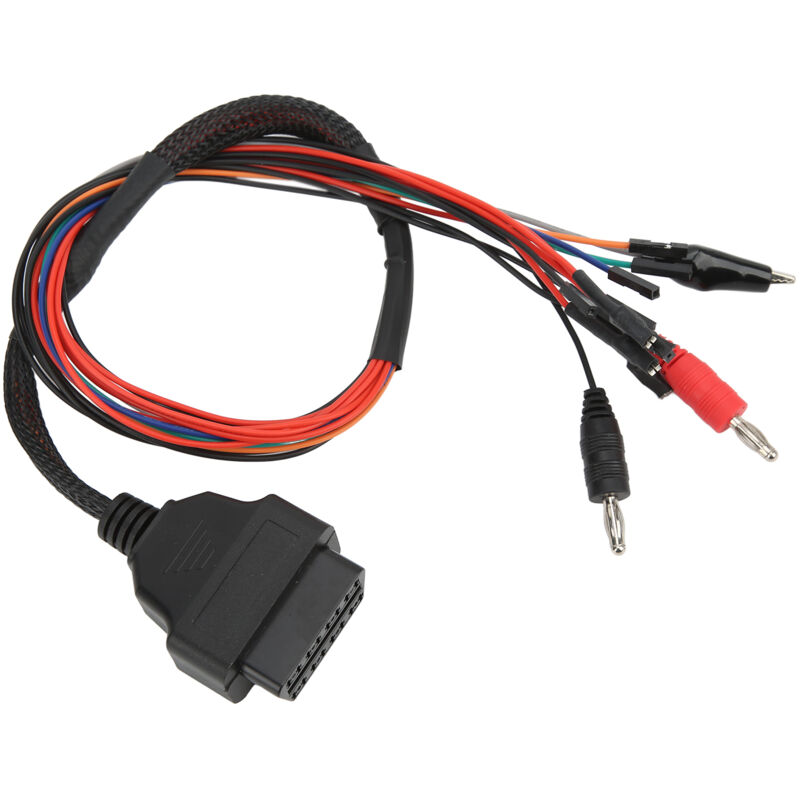 Kfz-Diagnoseadapter, zuverlässiges 12V-24V OBD2-Pinbelegungskabel ABS für Kfz MPPS V21.