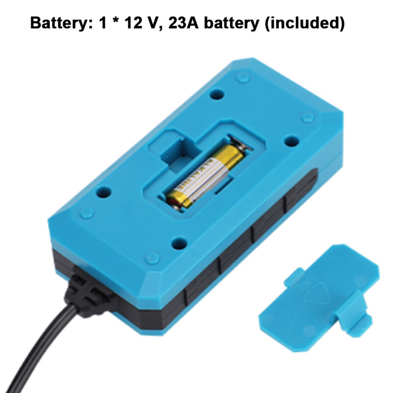 Kfz-Fehlertester, Stromprüfer für Kfz-Leckageanalyse, kleiner Stecker im Lieferumfang enthalten, mit blau hinterleuchtetem LCD-Bildschirm und
