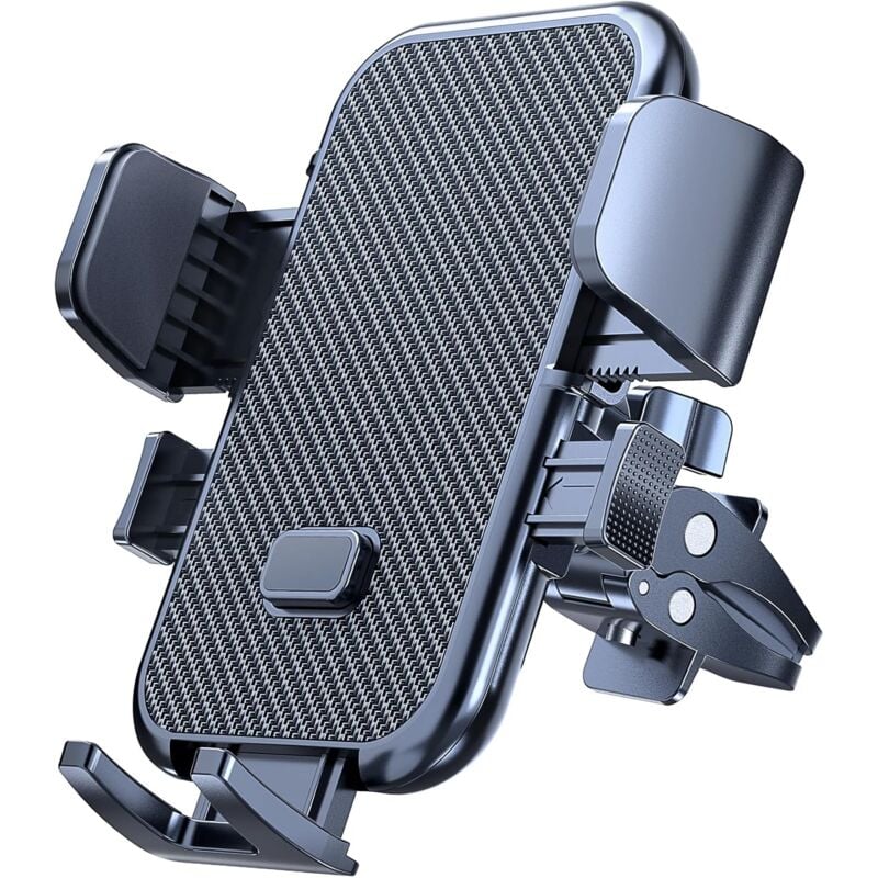 Kfz-Handyhalterung für Lüftungsschlitze, um 360° drehbare Kfz-Handyhalterung, kompatibel mit allen iPhone-Serien und anderen 4–7-Zoll-Handys