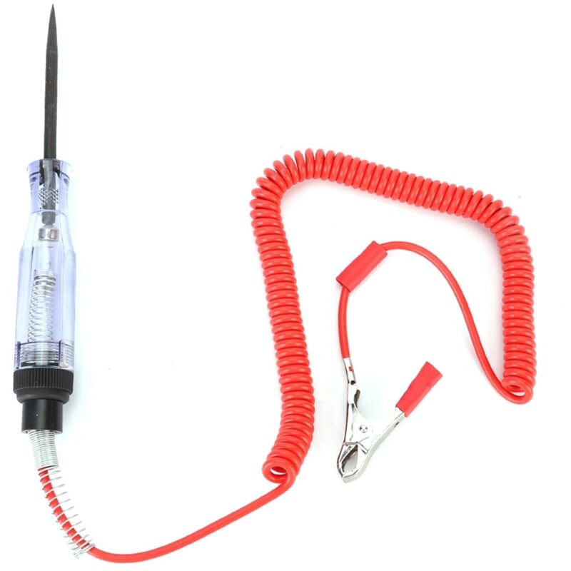 Kfz-Stromkreisprüfer, 6-24V 2m/6,6ft Kfz-Stromkreisprüfer-Leistungsprüfer-Diagnosewerkzeugstift für Kraftfahrzeuge