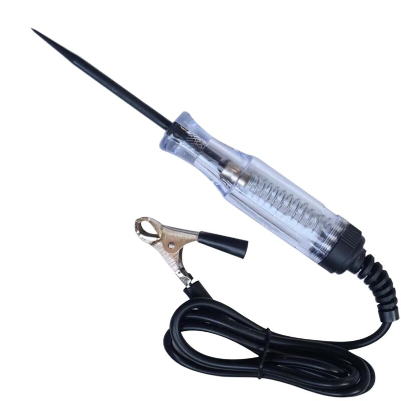 Jalleria - Kfz-Stromkreistester – Kfz-Lichtteststift – Kfz-Stromstift, Voltmeter, Diagnosewerkzeug für Elektrofahrzeuge, Erdungsbuchse, täglicher