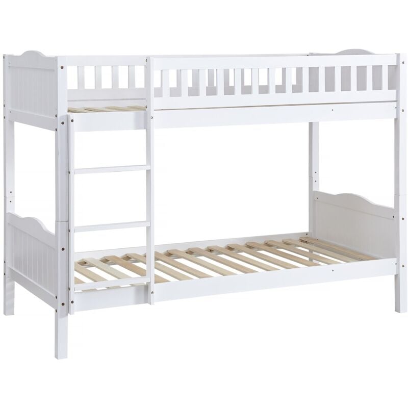 Kinder-Etagenbett 'Gabriel' - Holz - Weiß - 90 x 190 cm