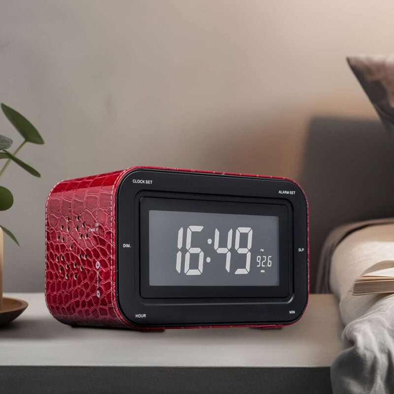 Kinder Radio Wecker LCD-Display Schlummerfunktion Lautsprecher Radio