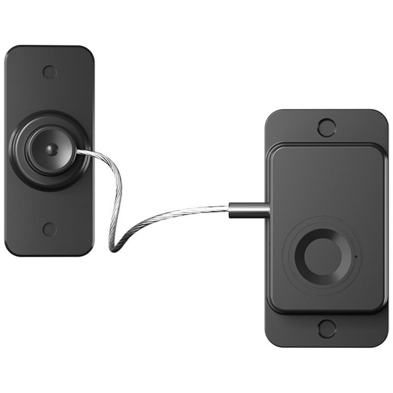 Kindersicherung für Kühlschranktüren mit Fingerabdrucksensor, Fensteröffnungsbegrenzer, für Schränke, Kühlschränke und Gefrierschränke