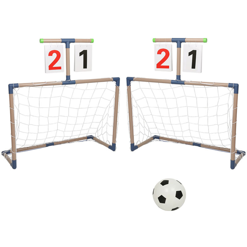 Kinderspielzeug Fußballtor, mit Ball und Pumpe,Junge Kinder Fußball Ziel Fuß,ball Sport Pump Set Indoor Outdoor Training
