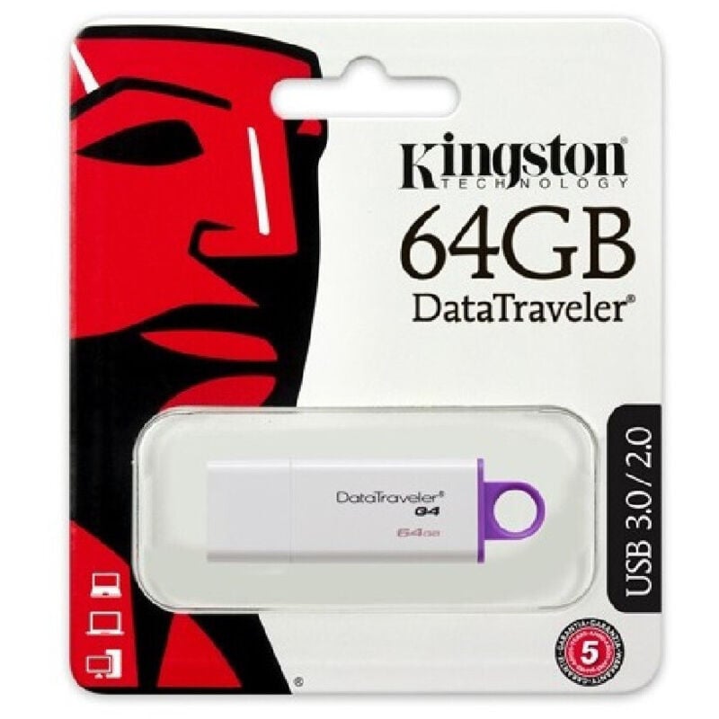 Trade Shop Traesio - Trade Shop - kingston usb-stick 3.0/2.0 64 gb stick stick 64 gb datatraveler G4 speicher -