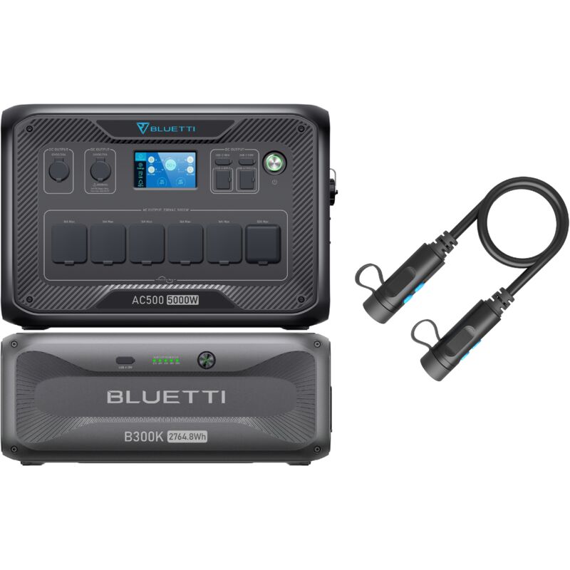 Kit Powerstation BLUETTI AC500+B500K, Batterie 5120Wh (0% MwSt)