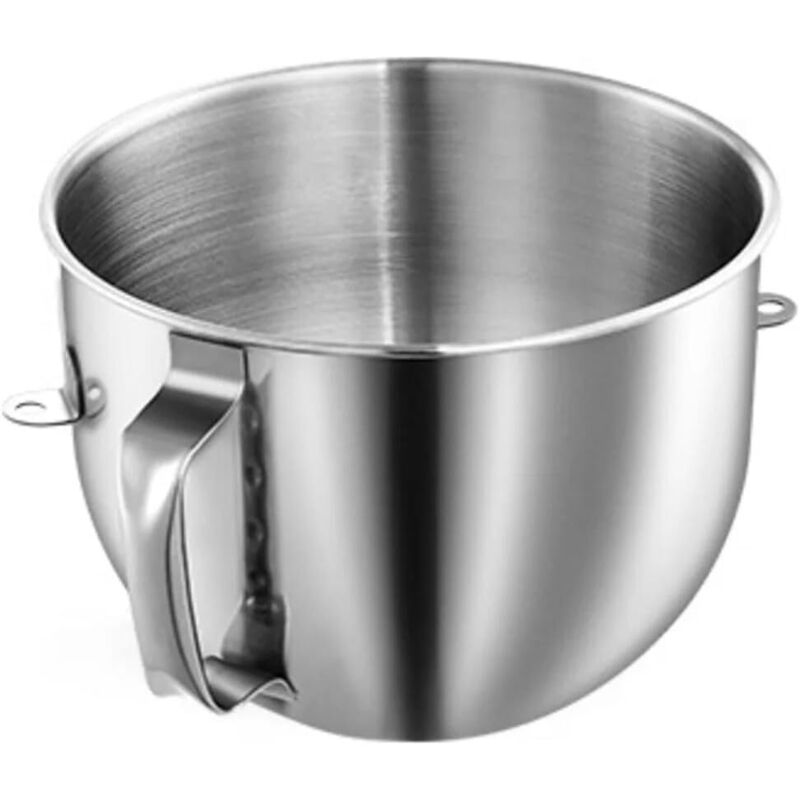 KitchenAid-kompatible Edelstahl-Ersatzrührschüssel für 6-Quart-Standmixer mit Zusatzlift.