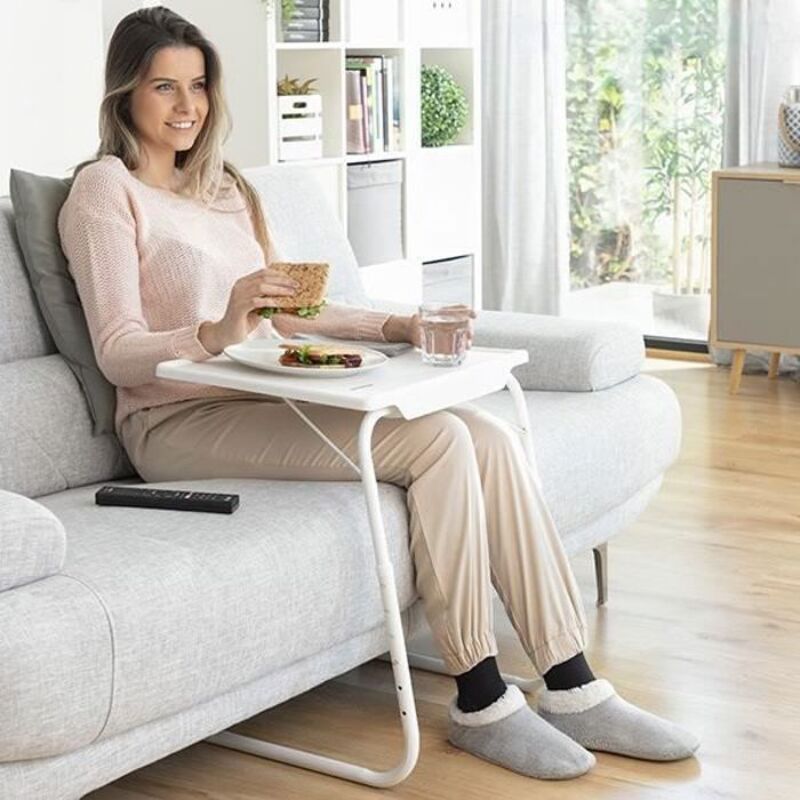 Klappbarer tragbarer Tisch, Klapptisch für Computer, höhenverstellbarer Tisch, Klapptisch für das Schlafzimmer