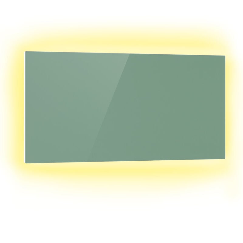 Klarstein 2-in-1 Infrarotheizung & Konvektor, Infrarotheizung mit Thermostat 1000W, IP44-Infrarotheizung zur Wandmontage mit App-Steuerung, Erkennung