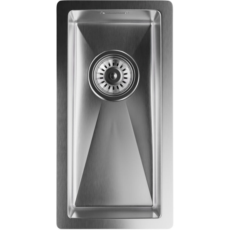 Klarstein 23x45 cm Edelstahl-Kuchenspule mit Uberlauf & Sieb - perfekte Wasserspar-Option, inklusive Spulbecken-Organizer - exzellenter Wasserhahn