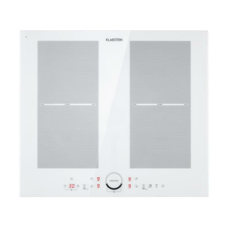 Klarstein - Induktionskochfeld, Glaskeramik Kochfeld, Induktionskochfeld mit 4 Platten, Einbau-Induktionskochfeld mit Touch-Display, Digitalanzeige