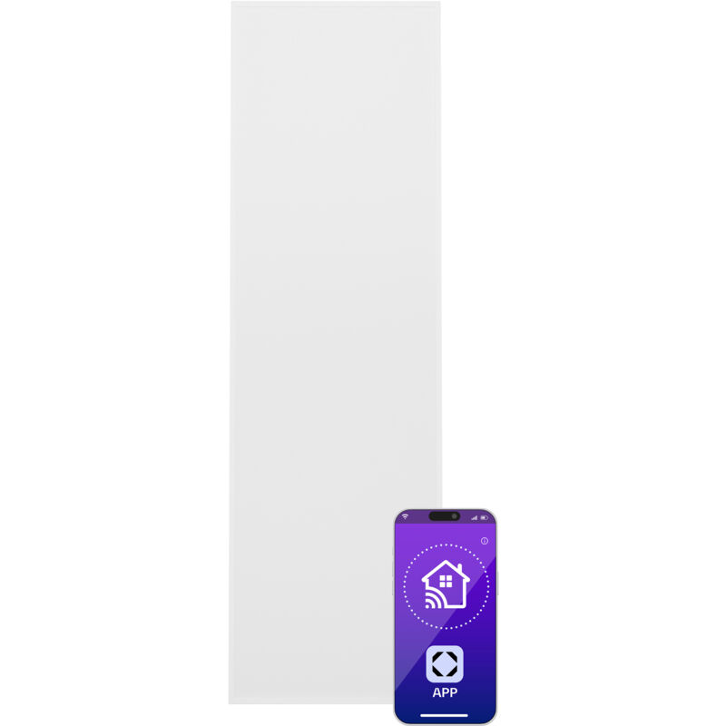 Klarstein - Infrarotheizung mit Thermostat, 320W Elektroheizung, Smart Home Infrarotheizung zur Wandmontage, ir mit App-Steuerung & Erkennung Offener