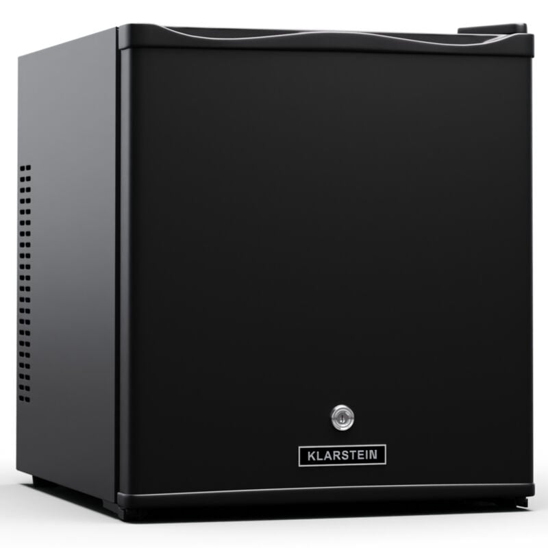 Klarstein - Kühlschrank, Mini Kühlschrank mit Glastüre, 28L Mini-Kühlschrank für Getränke, Snacks & Kosmetik, Kühlschrank Klein & Leise, Verstellbare