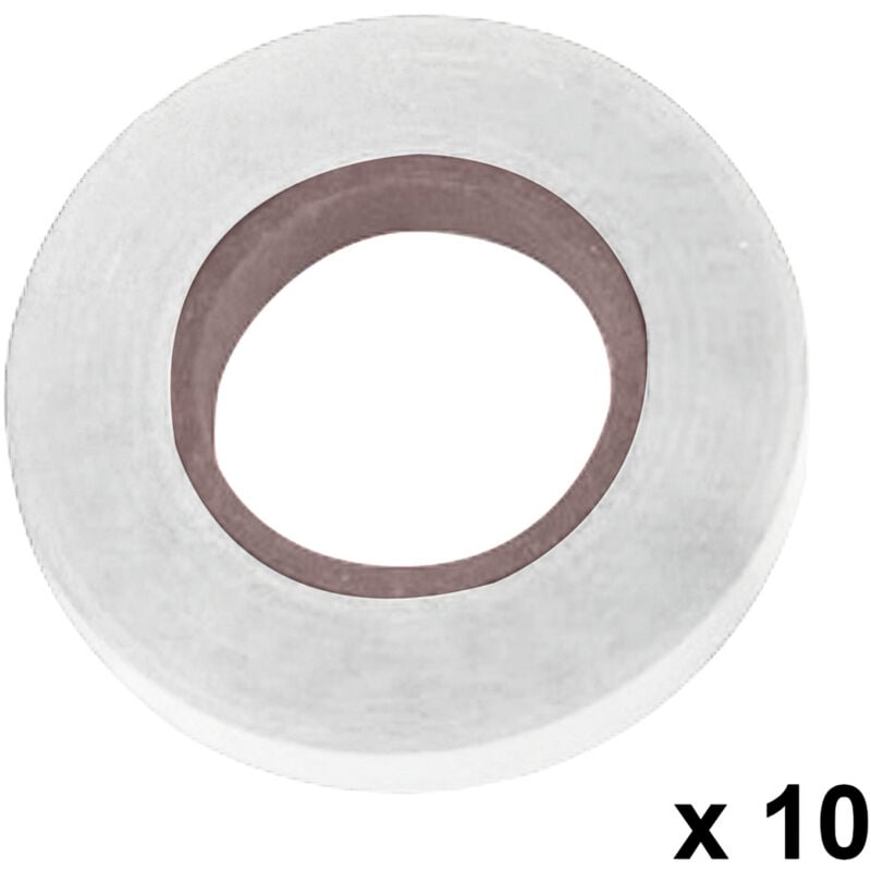 Cinta Atadora 11 x 0,15 mm. x 26 metros Blanco (Pack 10 Rollos)
