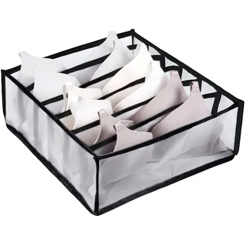 Kleiderschrank-Organizer für Unterwäsche, Socken, Haushaltswaren, Garderobe, Faltbare Aufbewahrungsbox für Kleidung, Schubladen-Organizer mit 6
