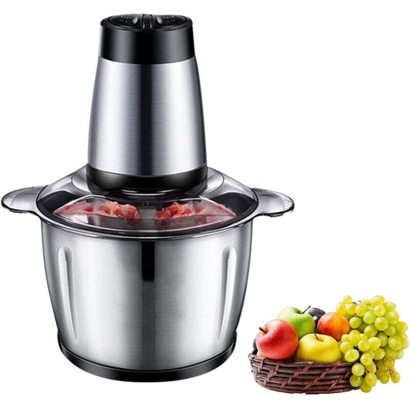 Kleine Küchenmaschine, Fleischwolf, automatischer Fleischwolf mit großer Kapazität – robuste Küchengeräte zum Zerkleinern von Gemüse, Knoblauch und