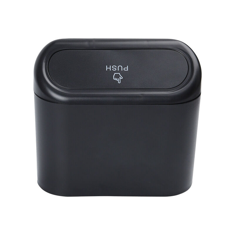 Memkey - Kleiner Auto-Mülleimer, Auto-Mülleimer mit Deckel, wasserdichter Auto-Mülleimer, tragbare hängende Auto-Aufbewahrungsbox, für Auto-Büro