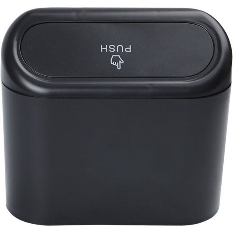 Kleiner Auto-Mülleimer, Auto-Mülleimer mit Deckel, wasserdichter Auto-Mülleimer, tragbarer, hängender Auto-Aufbewahrungsbehälter für Auto und Büro