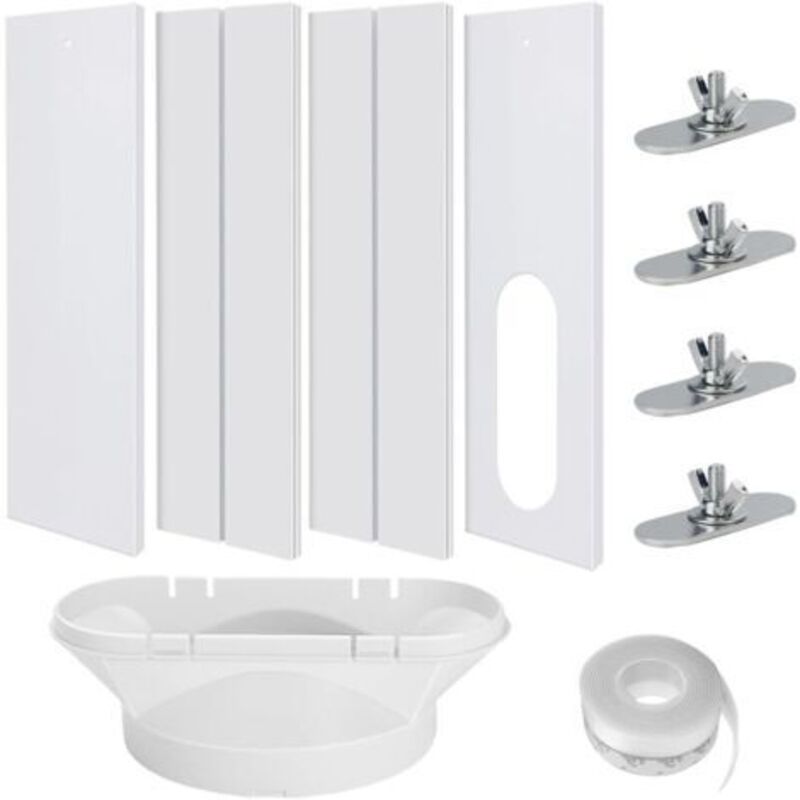 Klimaanlagen-Abdichtungsset, 4 Stück Verstellbare Fensterabdichtung für Klimaanlagen, Fensterabdichtung für Klimaanlagen, Fenster-Set für mobile