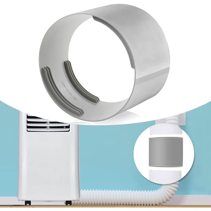 Ersandy - Klimaanlagen-Abluftschlauch-Anschluss, Ventilator-Verlängerungsschlauch-Adapter, universeller Klimaanlagen-Abluftschlauch-Anschluss,