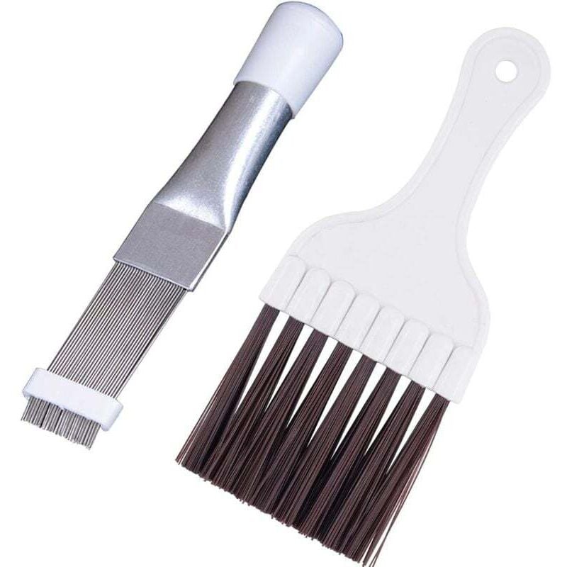 Klimaanlagen-Kamm, 2-teilige Klimaanlagen-Kondensator-Reinigungsbürste, Lamellenbürsten, Klimaanlagenbürste, Klimaanlagen-Reinigungsbürste zur
