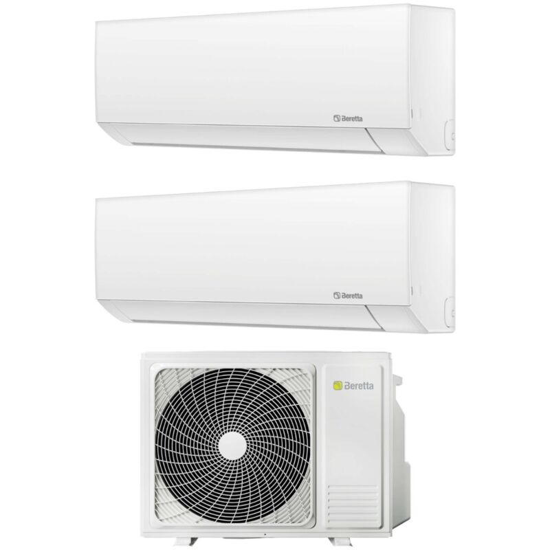 Beretta Clima - klimagerät beretta dual split inverter inverter breva serie 9000+9000 btu r-32 mit ue 18000-2 wi-fi optional klasse a++